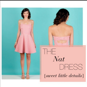 Kirribilla “The‎ Nat”Strapless Pattern Dress 10